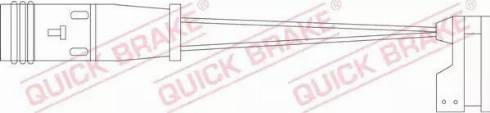 OJD Quick Brake WS 0227 B - Contacto de aviso, desgaste de los frenos vegaparts.es