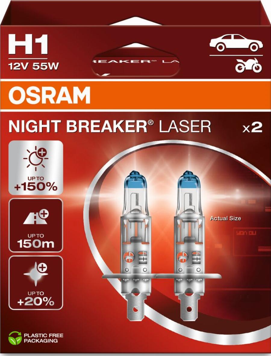 OSRAM 64150NL-2HB - Lámpara, faro de carretera vegaparts.es