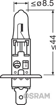 OSRAM 64155 - Lámpara, faro de carretera vegaparts.es