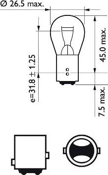 PHILIPS 12499B2 - Lámpara, luz intermitente vegaparts.es