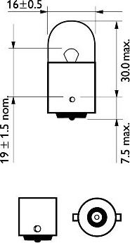 PHILIPS 12814CP - Lámpara, luz intermitente vegaparts.es
