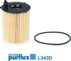Purflux L343D - Filtro de aceite vegaparts.es