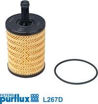 Purflux L267D - Filtro de aceite vegaparts.es