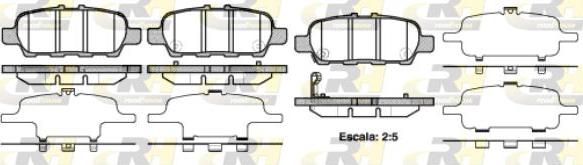 Roadhouse 2876.41 - Juego de pastillas de freno vegaparts.es