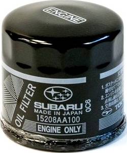 Subaru 15208-AA100 - Filtro de aceite vegaparts.es