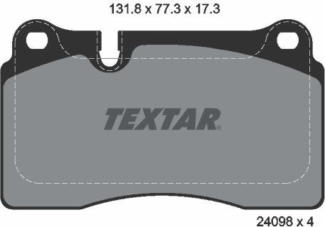 Textar 2409801 - Juego de pastillas de freno vegaparts.es