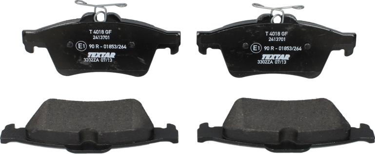 Textar 2413701 - Juego de pastillas de freno vegaparts.es
