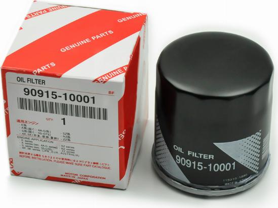 TOYOTA 9091510001 - Filtro de aceite vegaparts.es