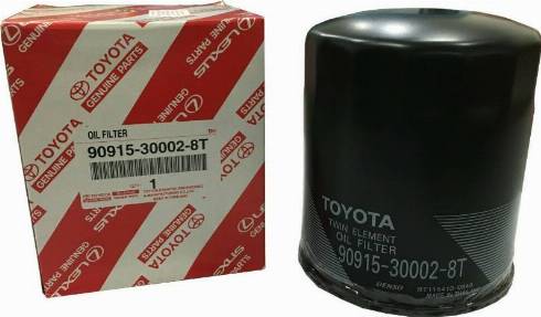 TOYOTA 90915-30002 - Filtro de aceite vegaparts.es