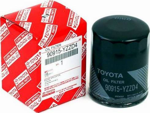 TOYOTA 90915YZZD4 - Filtro de aceite vegaparts.es
