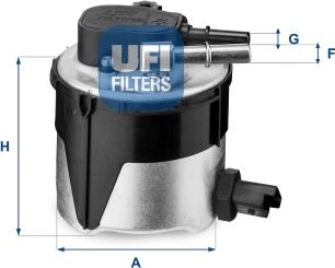 UFI 55.170.00 - Filtro combustible vegaparts.es