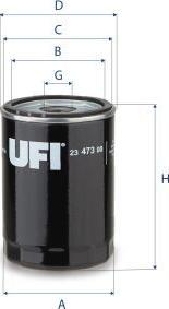 UFI 23.473.00 - Filtro de aceite vegaparts.es