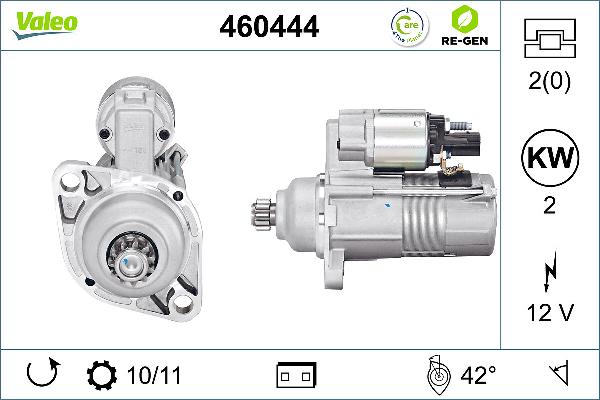 VALEO 460444 - Motor de arranque vegaparts.es