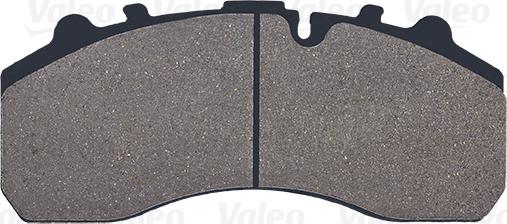 VALEO 882200 - Juego de pastillas de freno vegaparts.es