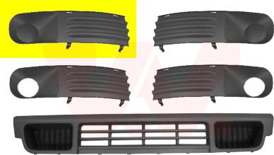 Van Wezel 5896592 - Rejilla de ventilación, parachoques vegaparts.es