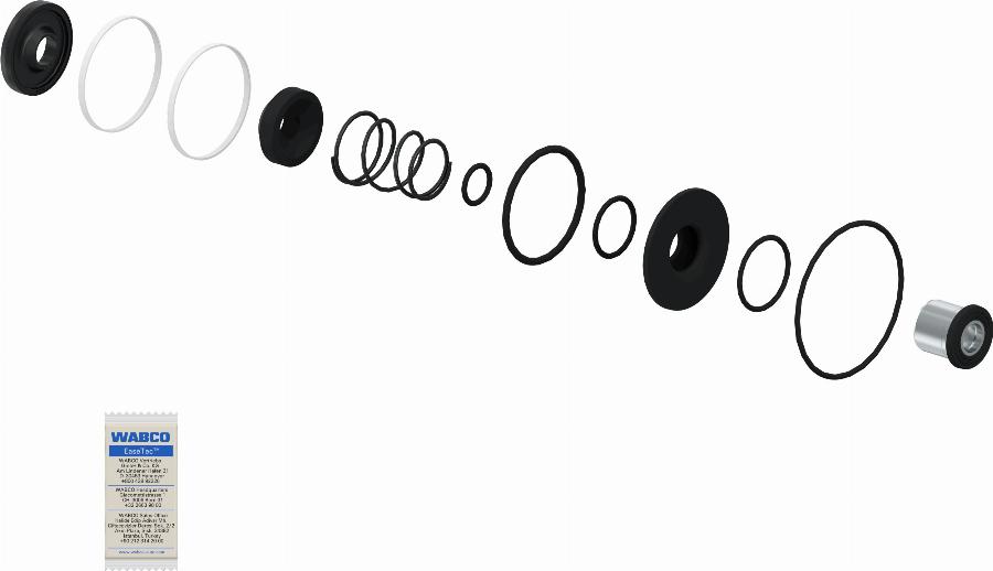 WABCO 461 111 000 2 - Kit reparación, válvula, freno de servicio vegaparts.es