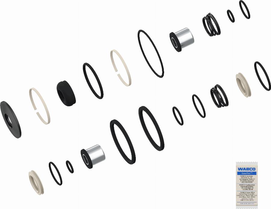 WABCO 461 315 917 2 - Kit reparación, válvula, freno de servicio vegaparts.es