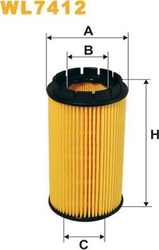 WIX Filters WL7412 - Filtro de aceite vegaparts.es