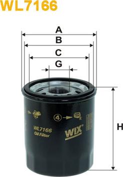 WIX Filters WL7166 - Filtro de aceite vegaparts.es