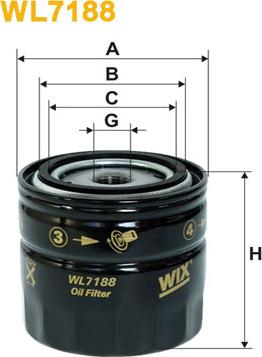WIX Filters WL7188 - Filtro de aceite vegaparts.es