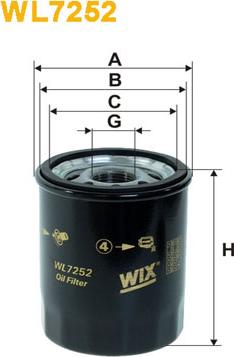 WIX Filters WL7252 - Filtro de aceite vegaparts.es