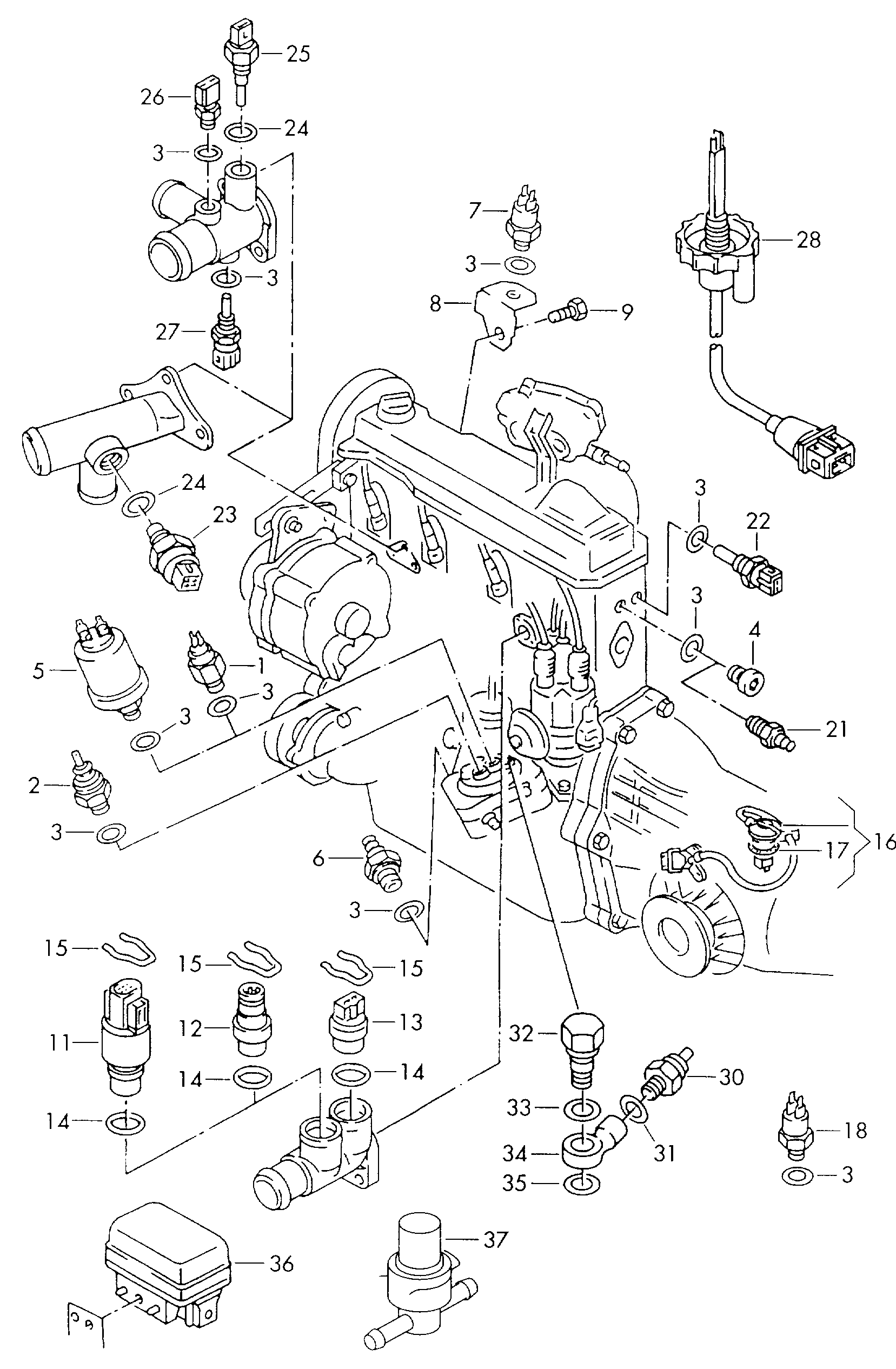 FAE 33630 - Sensor, temperatura del refrigerante vegaparts.es