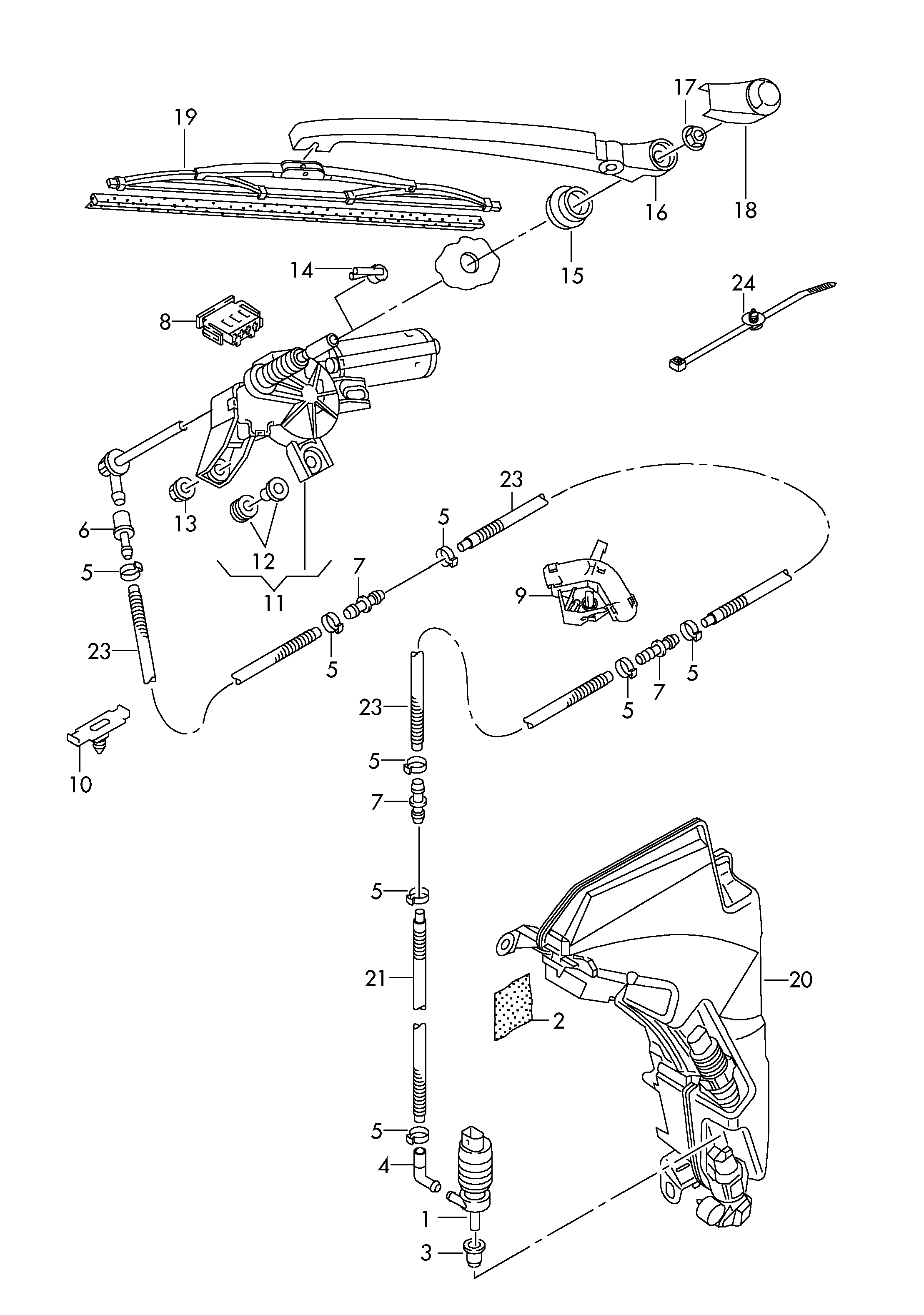 BOSCH 3 397 008 057 - Limpiaparabrisas vegaparts.es