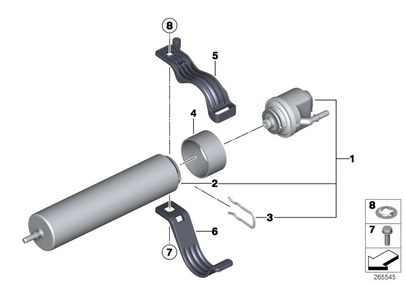 Purflux FCS854 - Filtro combustible vegaparts.es