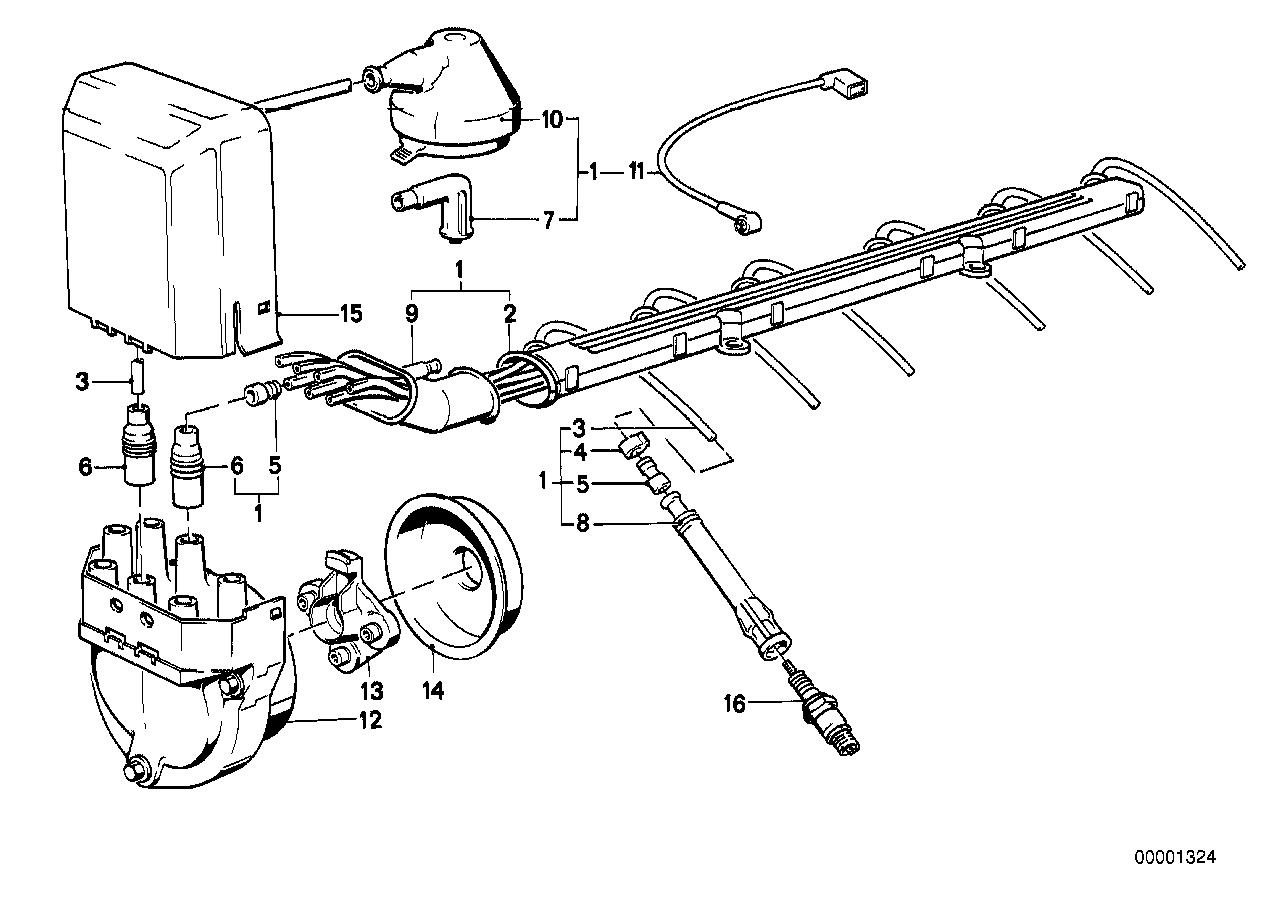 BMW 12 11 1 734 110 - Rotor del distribuidor de encendido vegaparts.es