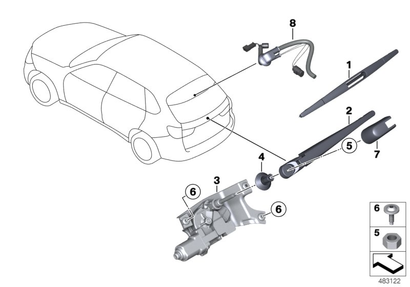 BMW 61 62 7 294 429 - Limpiaparabrisas vegaparts.es