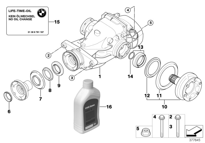 BMW 83 22 2 295 532 - Aceite transmisión eje vegaparts.es