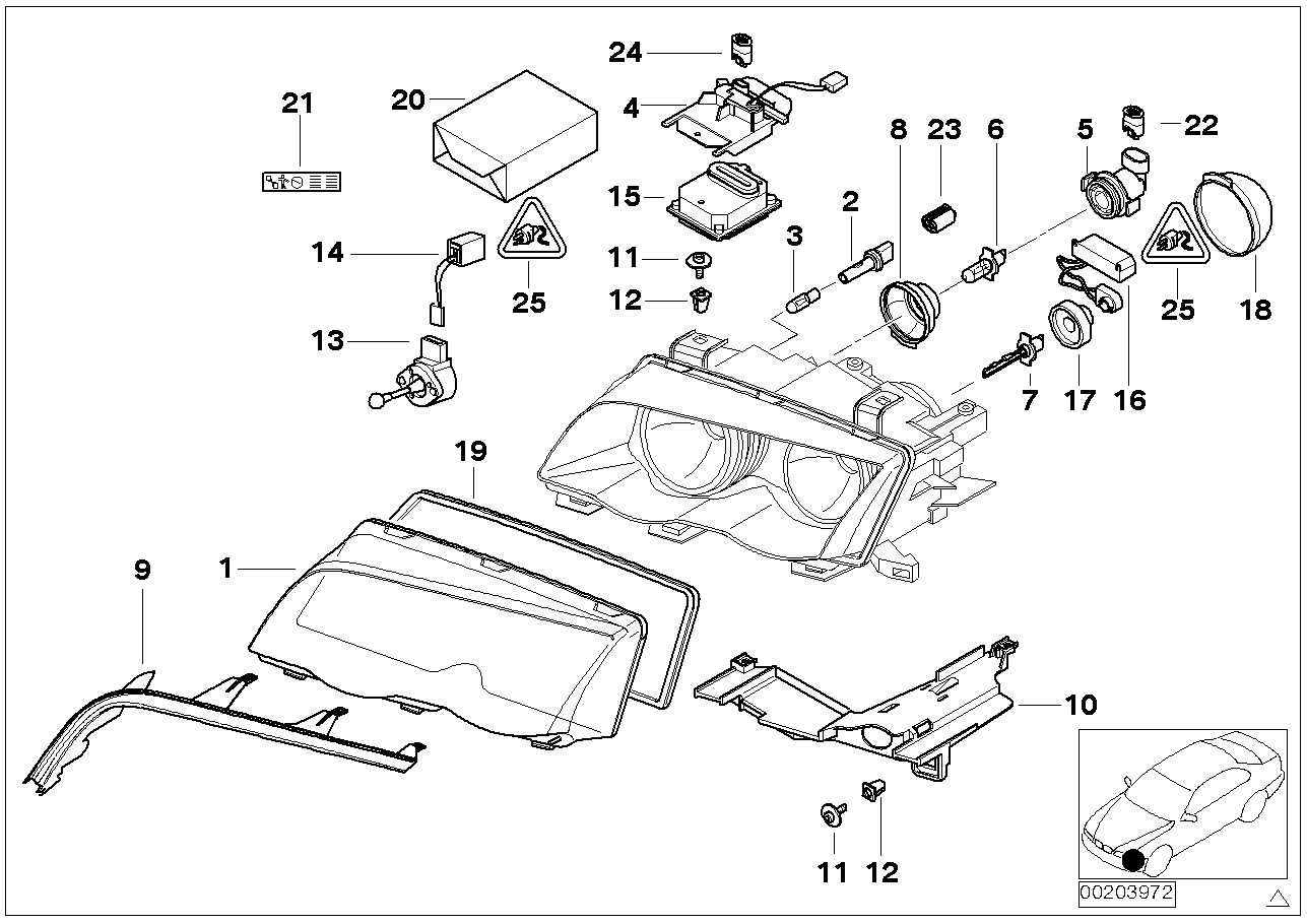 BMW 07 11 9 904 790 - Lámpara, faro de carretera vegaparts.es