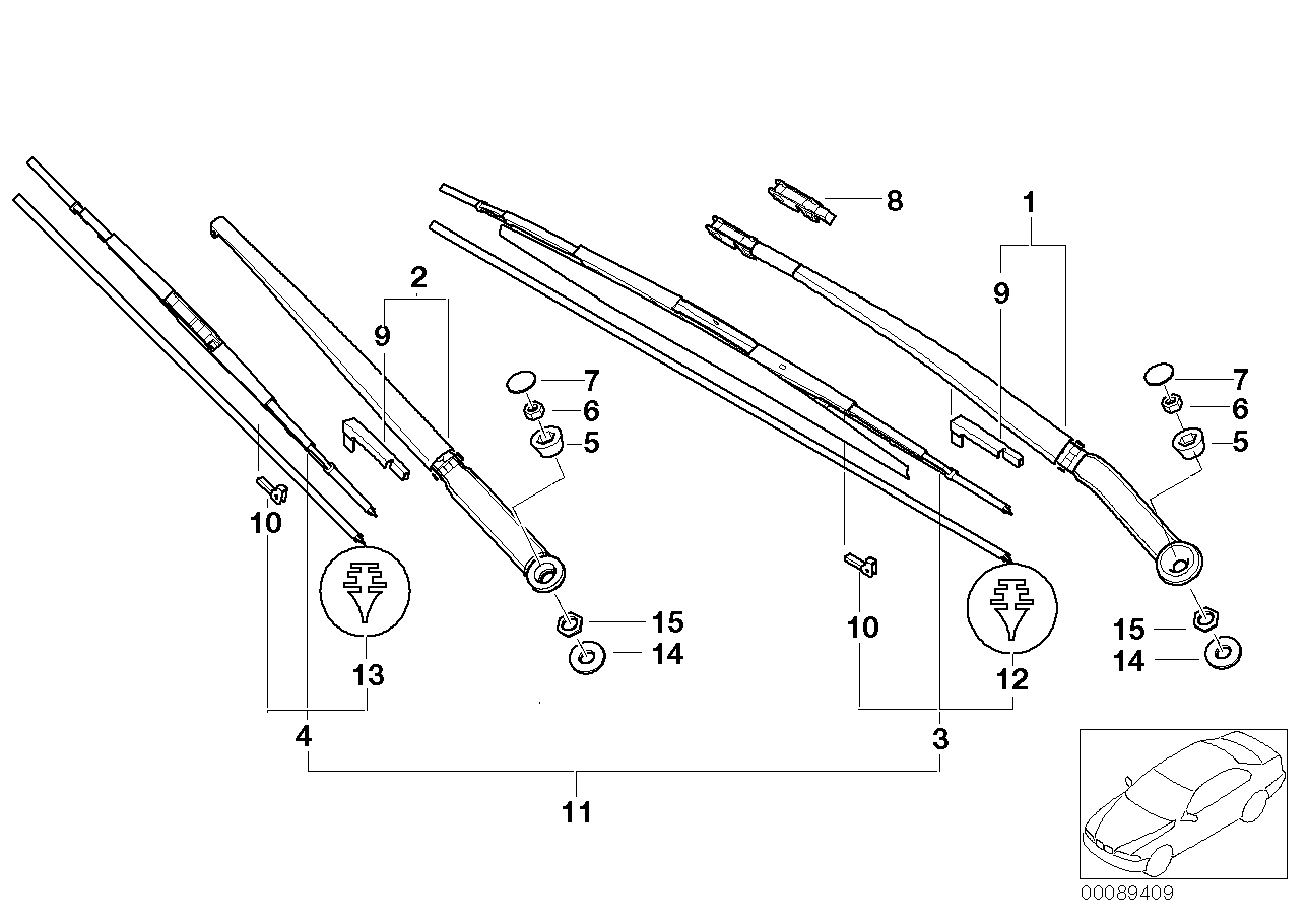BOSCH 3 397 118 909 - Limpiaparabrisas vegaparts.es