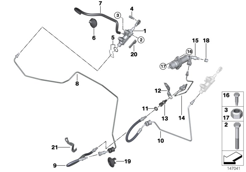 BMW 21 52 6 773 670 - Cilindro maestro, embrague vegaparts.es