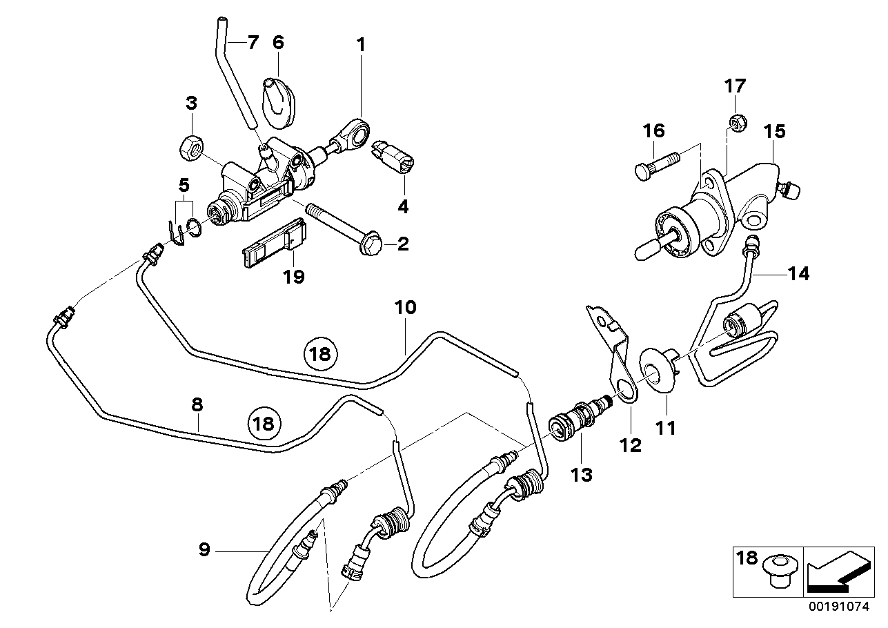 BMW 21 52 6 773 670 - Cilindro maestro, embrague vegaparts.es
