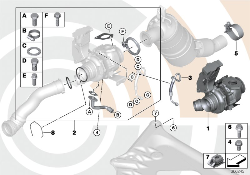 BMW 11652414336 - Turbocompresor, sobrealimentación vegaparts.es