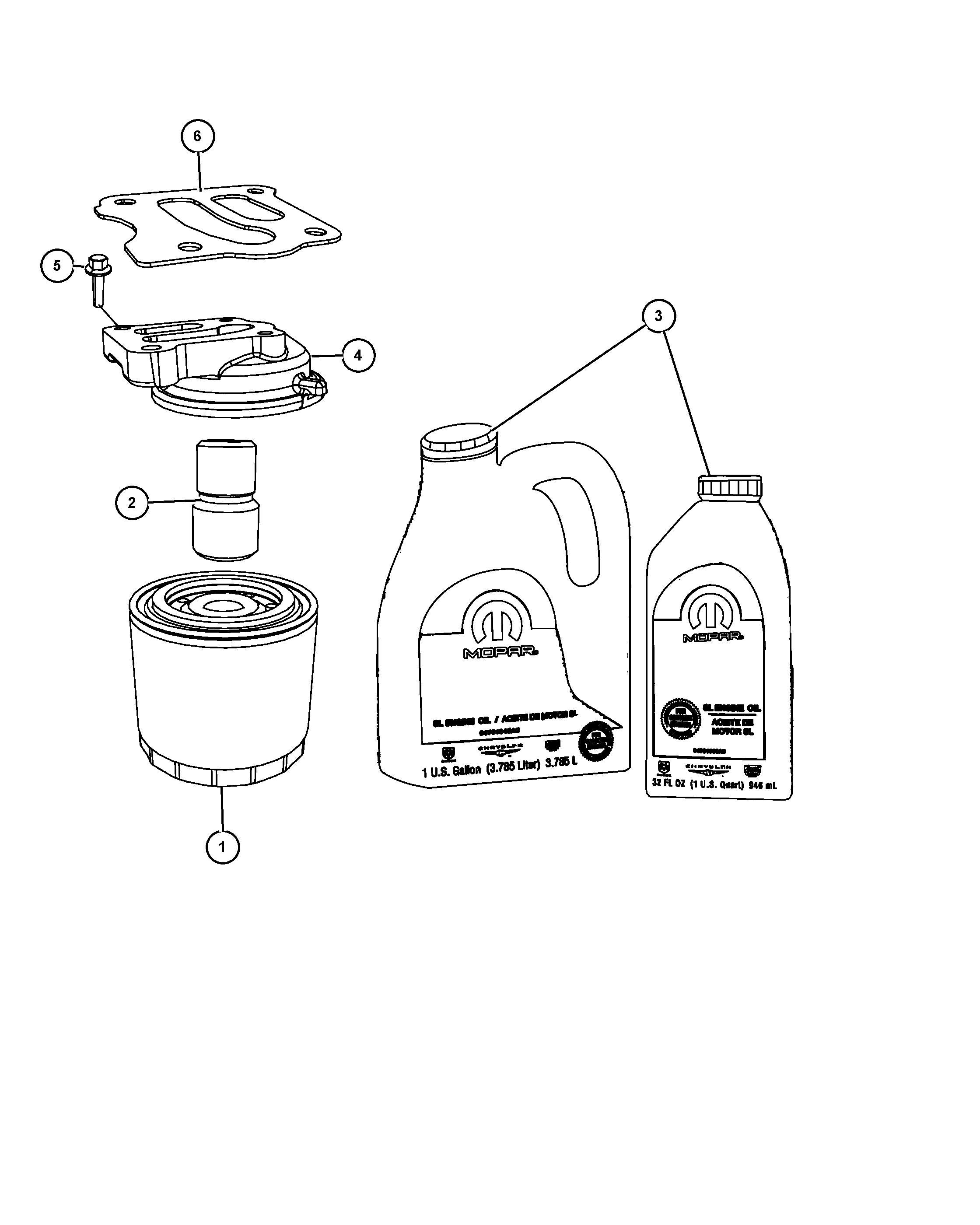 FCA 4884 899AB - Filtro de aceite vegaparts.es