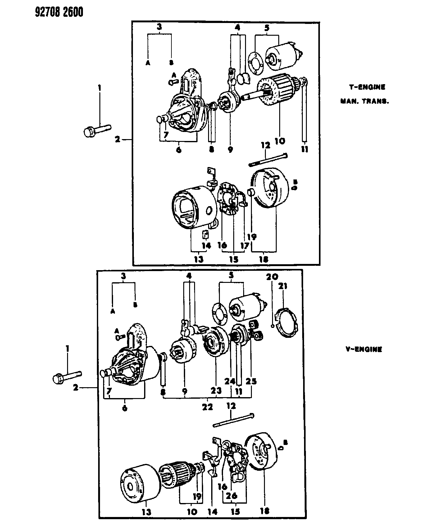 Mitsubishi MD 162837 - Motor de arranque vegaparts.es