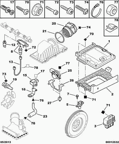 PSA 1920 7R - Sensor, presión combustible vegaparts.es