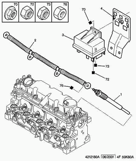 PSA 5981.38 - Unidad de control, tiempo de incandescencia vegaparts.es