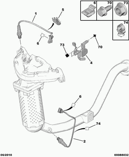 PSA 1628 HR - Sonda Lambda vegaparts.es