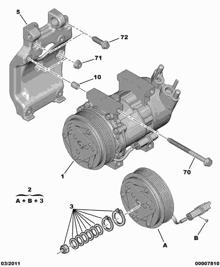 PSA 6453.TG - Compresor, aire acondicionado vegaparts.es