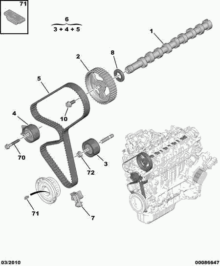 PSA 0816.L1 - Correa dentada vegaparts.es