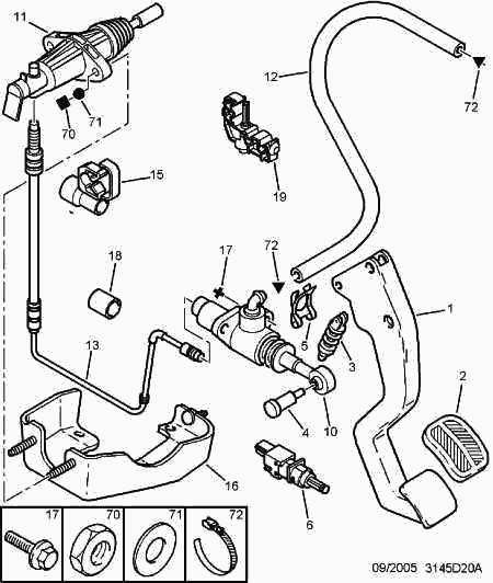 PSA 4534 38 - Conmutador, accionamiento embrague (gestión motor) vegaparts.es