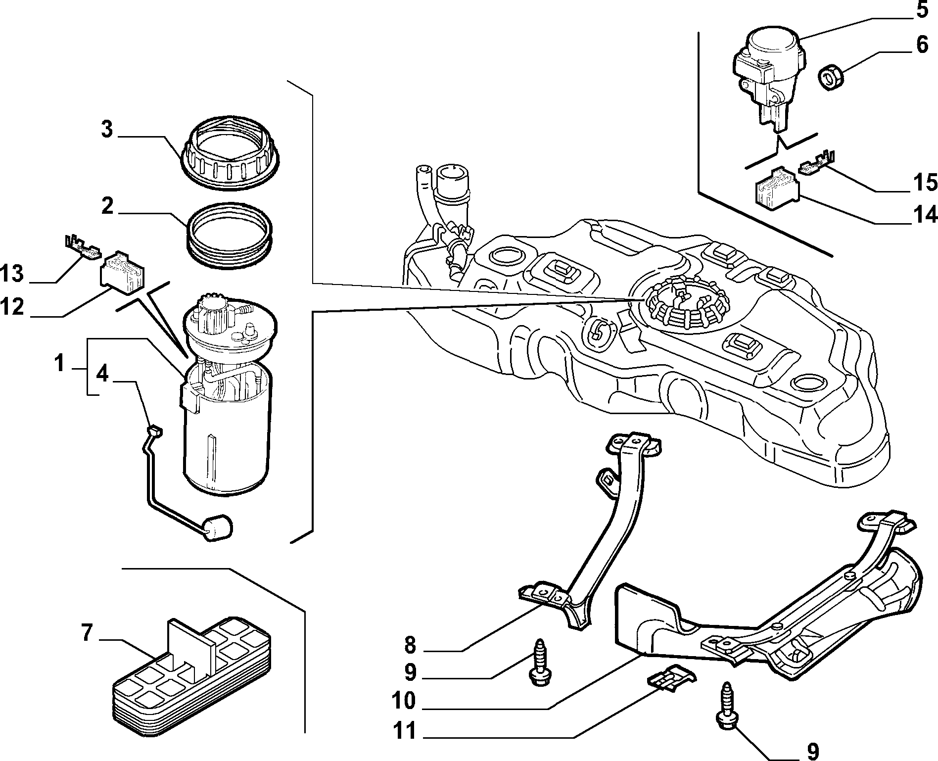 FCA 46845789 - Módulo alimentación de combustible vegaparts.es