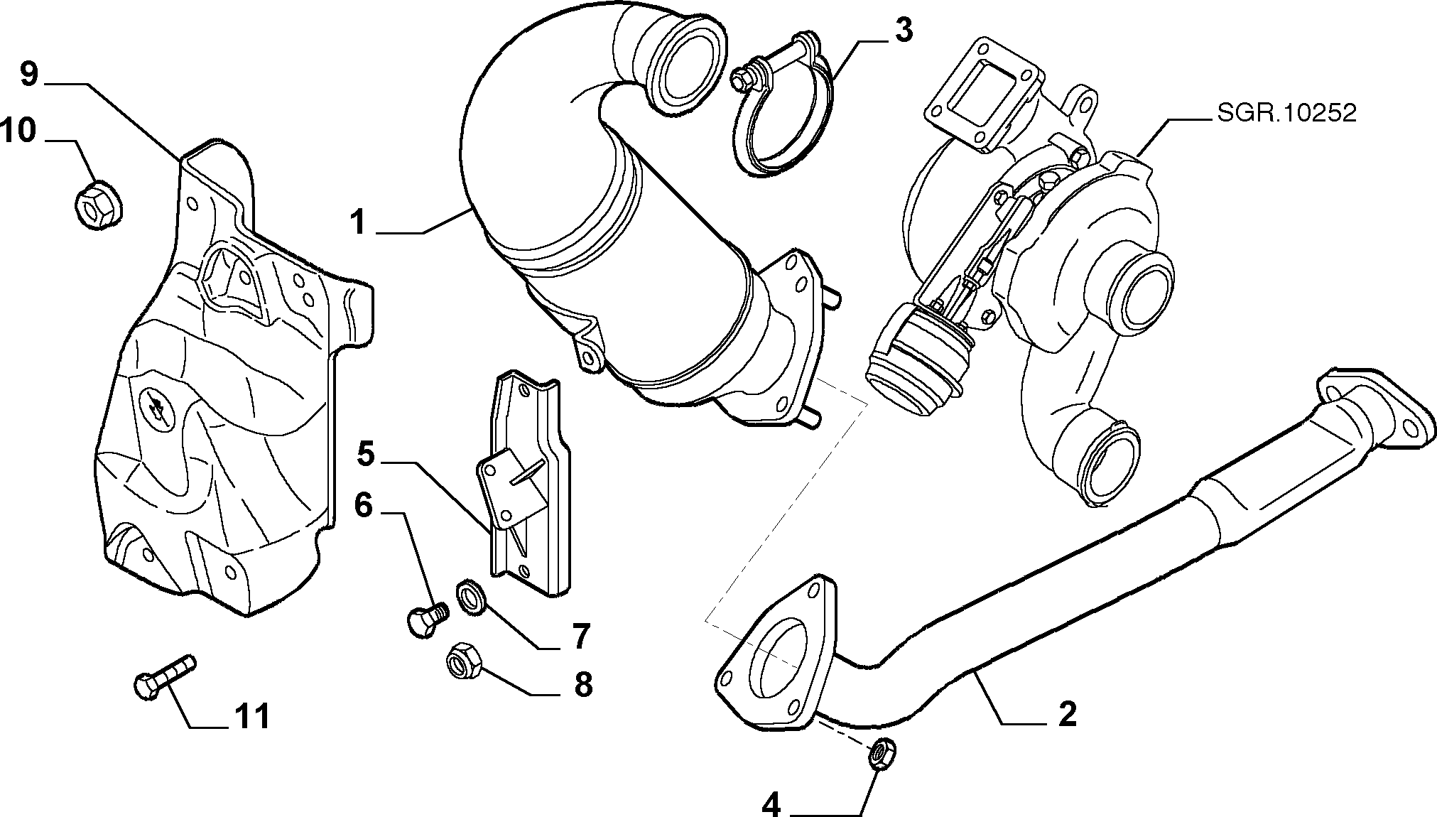 FCA 46.779.880 - Conectores de tubos, sistema de escape vegaparts.es