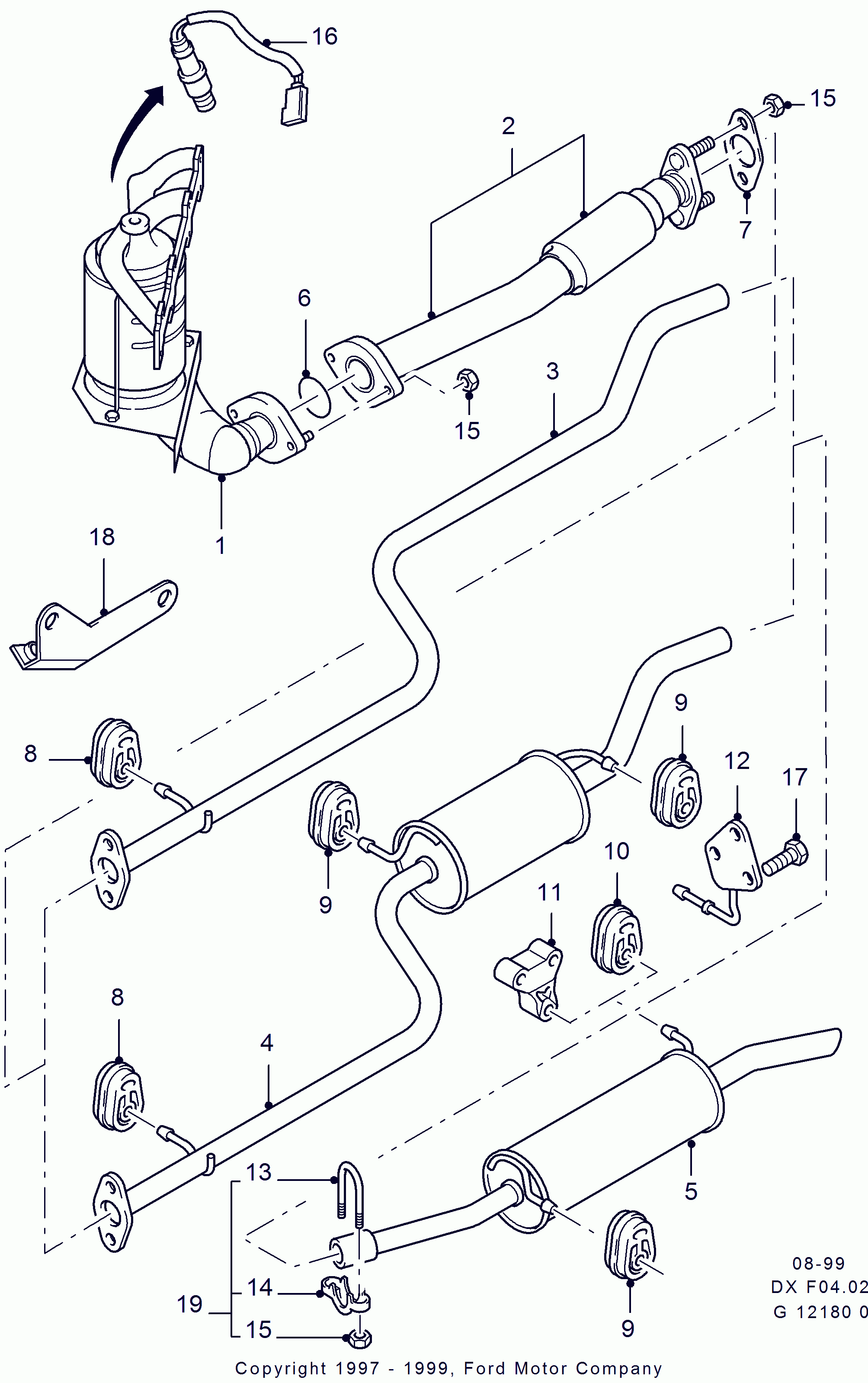 MAZDA 101 3764 - Sonda Lambda vegaparts.es