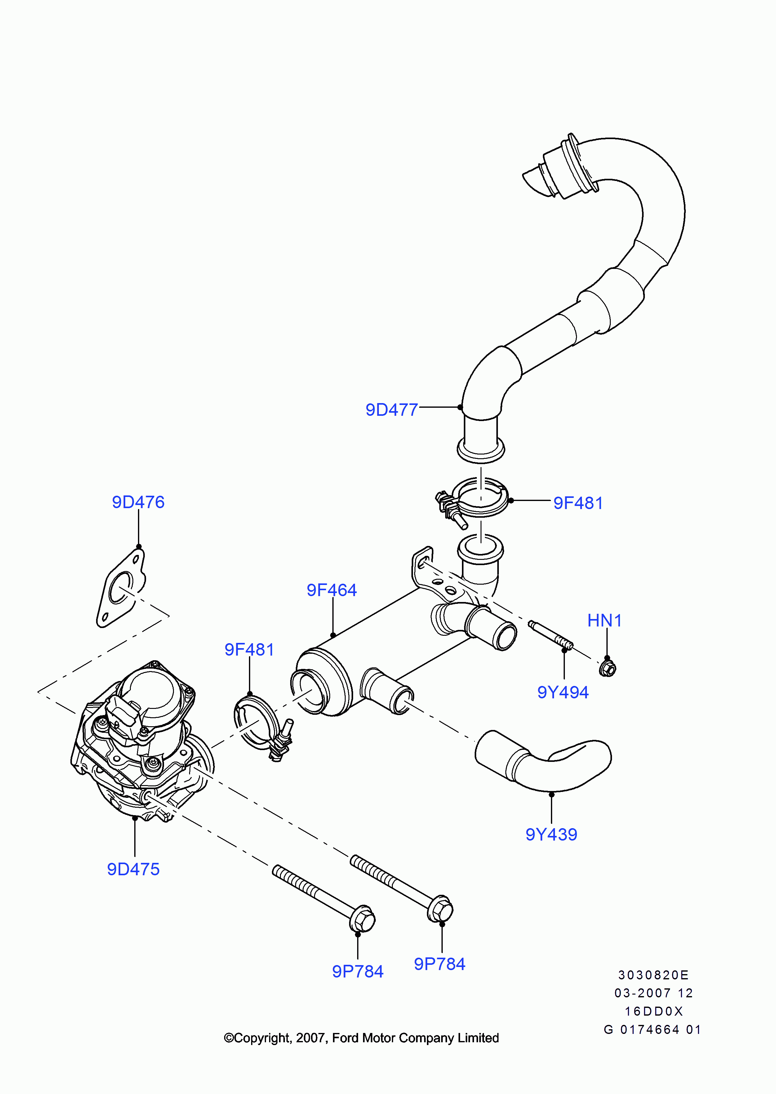FORD 1 682 737 - Válvula EGR vegaparts.es