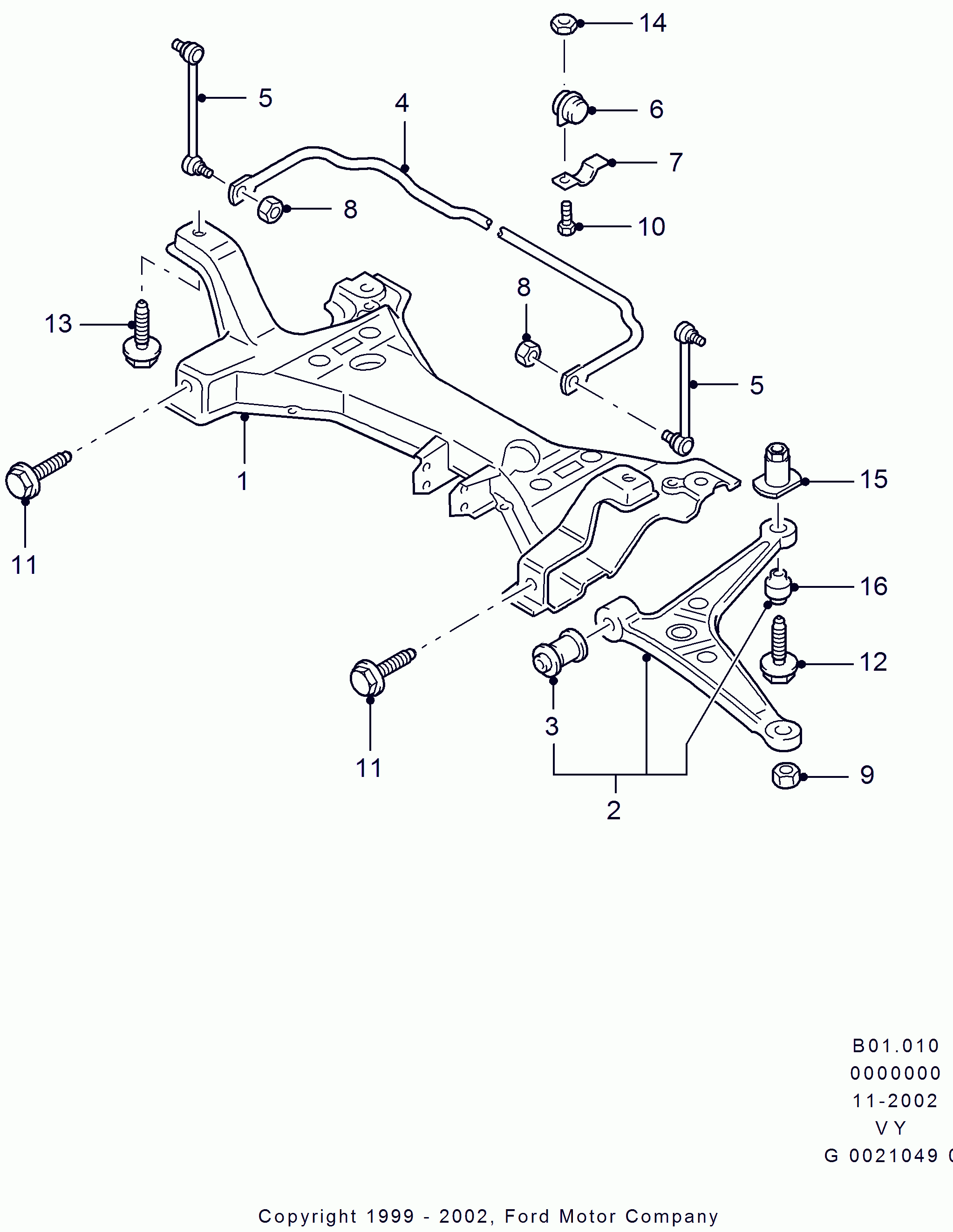 FEBI Bilstein 10021 - Suspensión, Brazo oscilante vegaparts.es