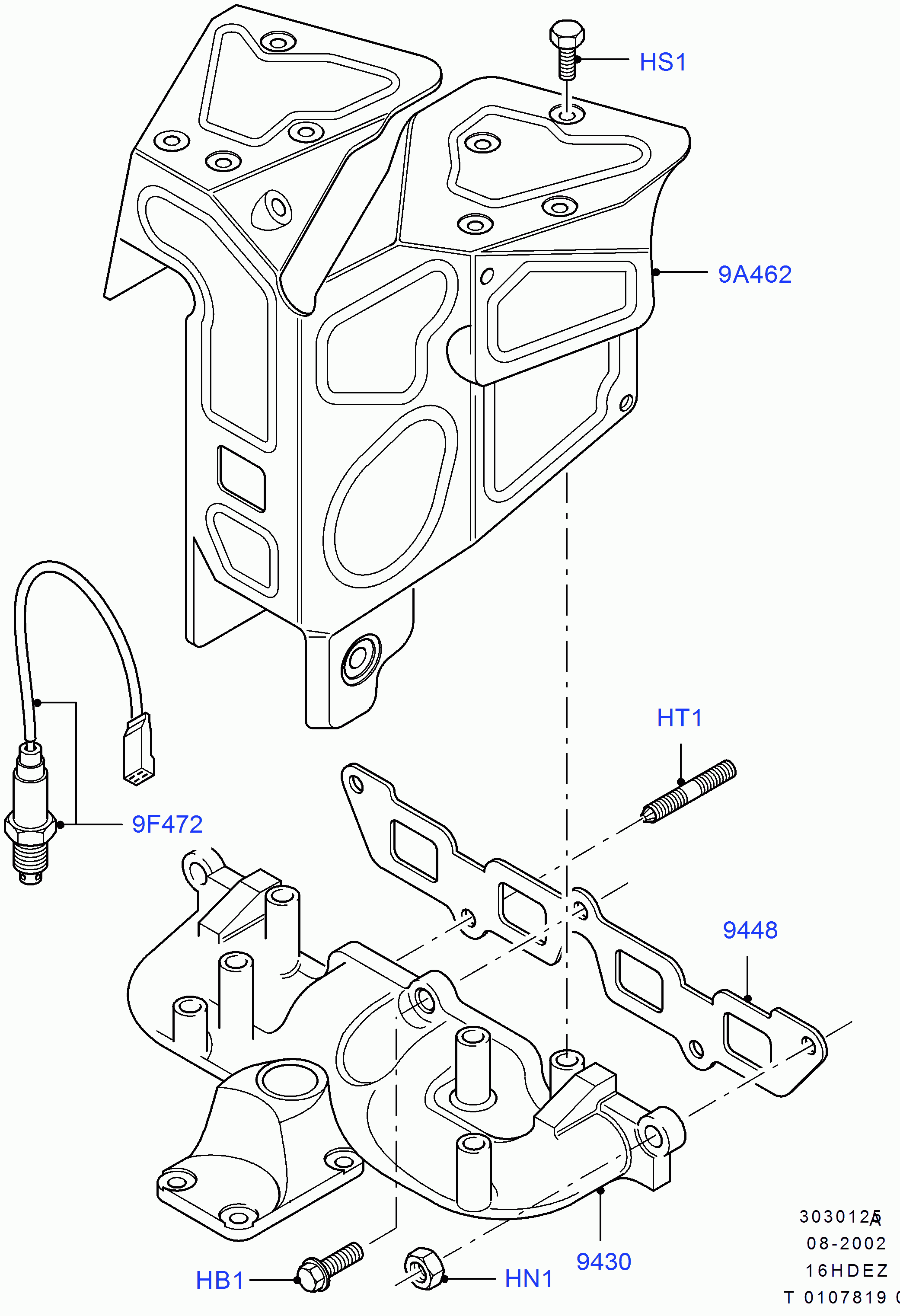 FORD 1 088 851 - Sonda Lambda vegaparts.es